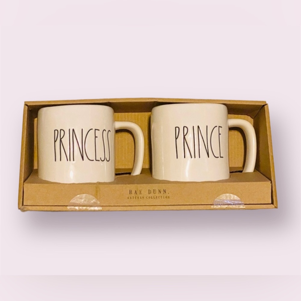 🎉SALE Set of 2 Rae Dunn mugs
Prince and Princess
